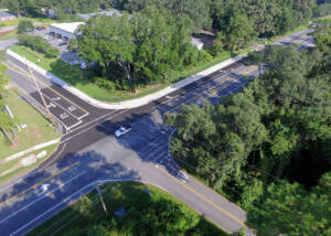 Turn Lane & Sidewalk at Tower Road