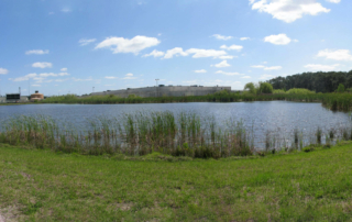 Panorama of Polk Jail Stormwater Pond