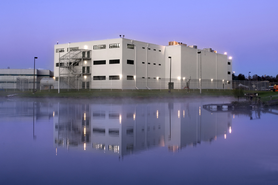 Correctional Facility with Stormwater Pond