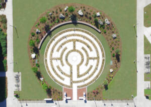 Aerial Photo of The Labyrinth at FSU